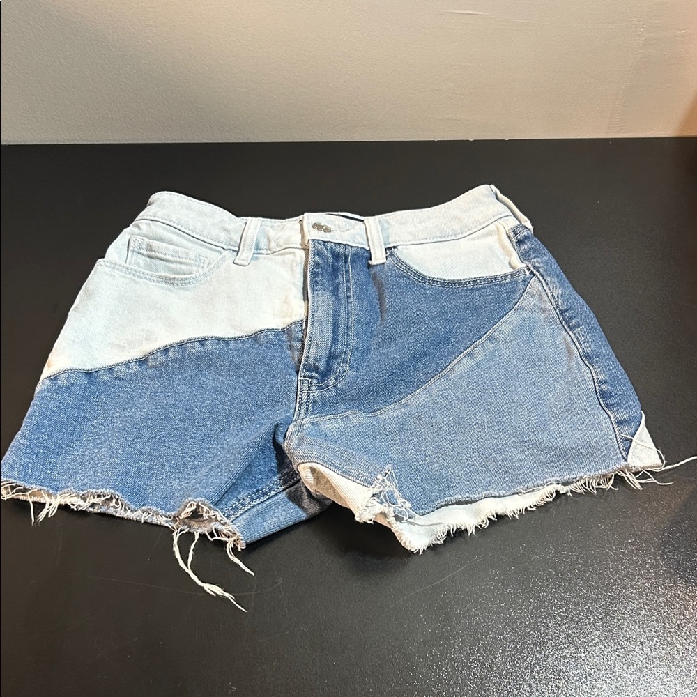 Hollister Blue and White‎ Jean Shorts